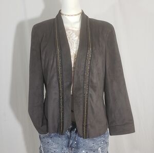 Anthracite by muse jacket size 12